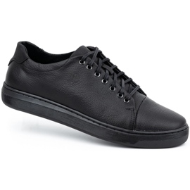Polbut Zapato piel hombre 2109, felpa negra negro 6