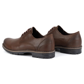 Polbut Botas de montaña hombre piel 2120 marrón oscuro 3