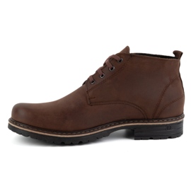 Polbut Botines hombre piel 2119 marrón oscuro 1
