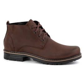 Polbut Botines hombre piel 2119 marrón oscuro 2