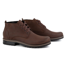 Polbut Botines hombre piel 2119 marrón oscuro 3