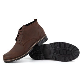Polbut Botines hombre piel 2119 marrón oscuro 4