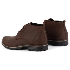 Polbut Botines hombre piel 2119 marrón oscuro 5