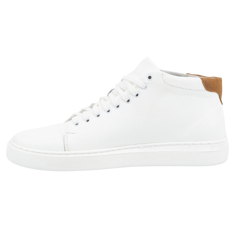 Polbut Zapatos hombre piel 2110sw blanco con marrón 1