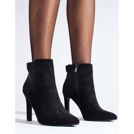 Botas de tacón Shelovet negras para mujer negro 3