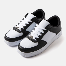 Zapatillas de hombre en blanco y negro de Cimmaron 1