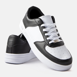 Zapatillas de hombre en blanco y negro de Cimmaron 2