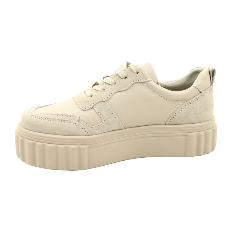 Creepers de cuero beige Filippo DP4913/23 BE beige 1