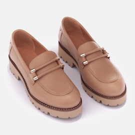 Marco Shoes Mocasines ligeros beige 1
