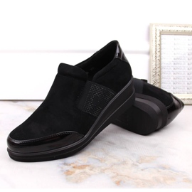 Zapatos negros con cuña de mujer de Sergio Leone 8