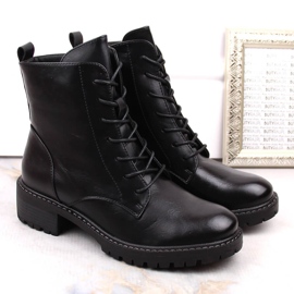 Botas de mujer Vinceza negras con adornos negro 5