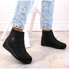 Botas de nieve de mujer con cuña negro News 5029 6