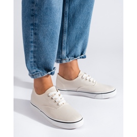 SHELOVET zapatillas de mujer beige 1