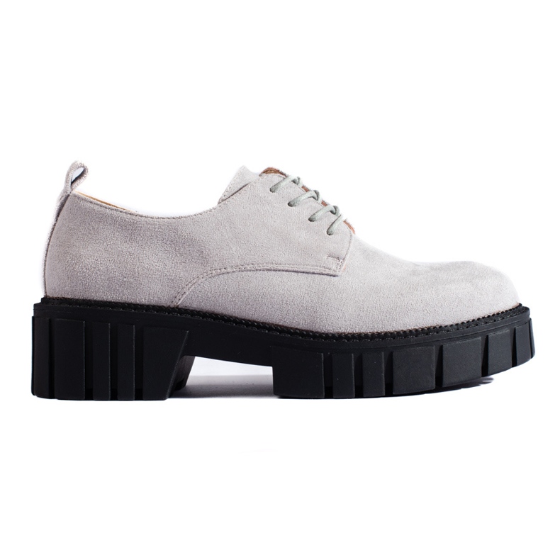 Zapatos mujer de ante con cordones Shelovet negro 1