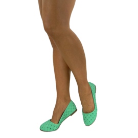Bailarinas acolchadas XT373 verde 2