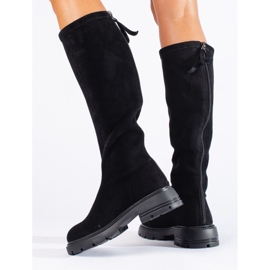 Botas Shelovet de ante negro 3