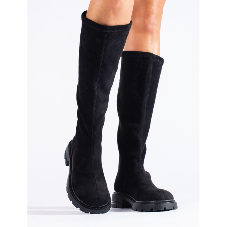 Botas Shelovet de ante negro 1