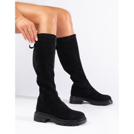 Botas Shelovet de ante negro 2