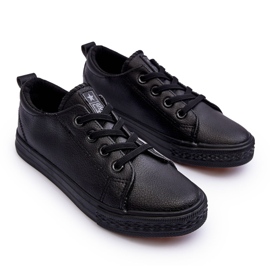 PE1 Deportivas Infantiles de Piel Negro Pauliana 6