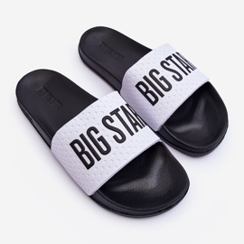 Chanclas de Hombre Big Star MM174320 Blanco y Negro 1