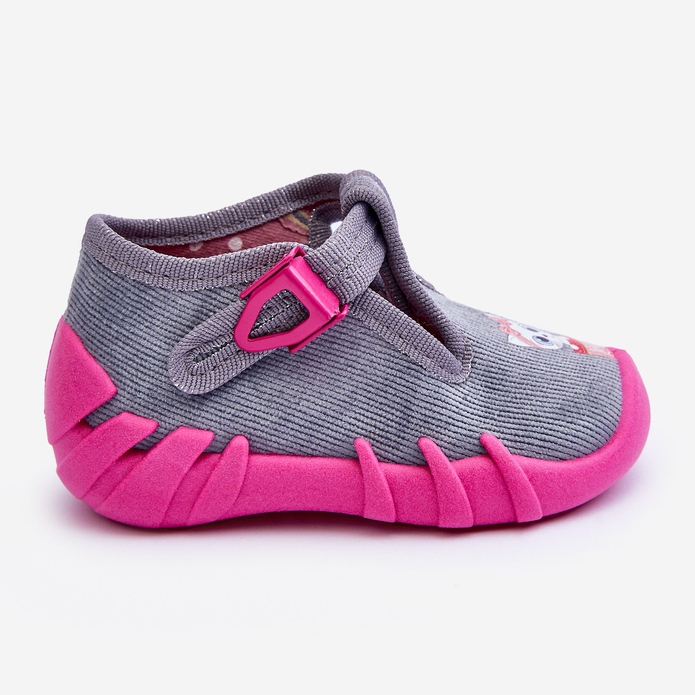 BEFADO S.A. Botines Befado Pantuflas 110P480 Gris y Rosa 2