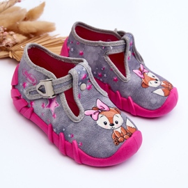 BEFADO S.A. Zapatillas Befado Ardillas Zapatos 110P467 Gris y Rosa rosado 4