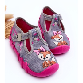 BEFADO S.A. Zapatillas Befado Ardillas Zapatos 110P467 Gris y Rosa rosado 6