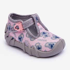 BEFADO S.A. Befado 110P474 Zapatos Pantuflas Brillantes, Gris y Rosa rosado 1