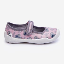 BEFADO S.A. Zapatillas Infantiles Bailarinas Ositos Befado 114X513 Rosa y Gris 2