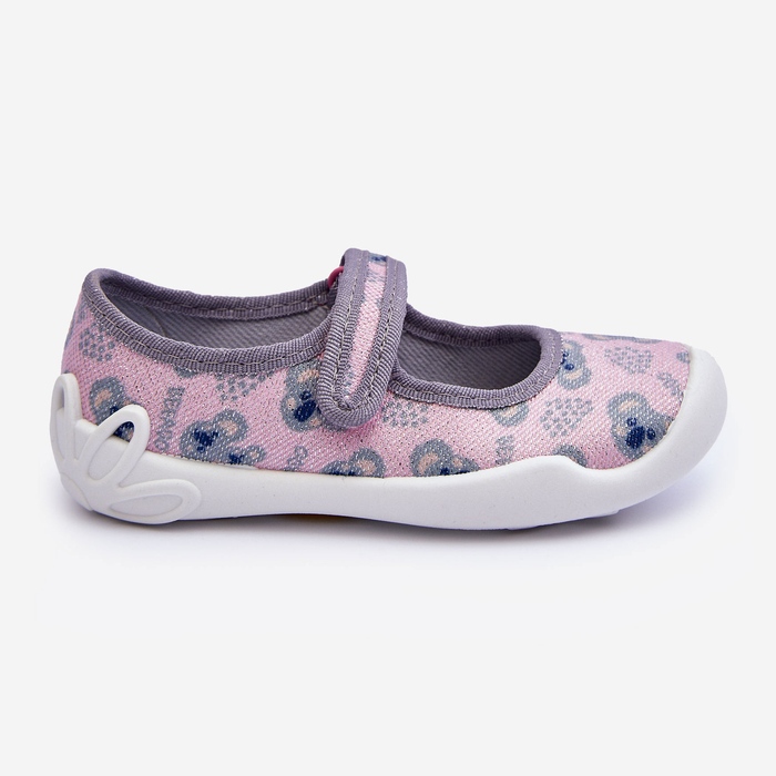 BEFADO S.A. Zapatillas Infantiles Bailarinas Ositos Befado 114X513 Rosa y Gris rosado 2