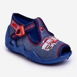 BEFADO S.A. Sandalias Infantiles, Pantuflas Befado, Camión de Bomberos 217P118, Azul 1