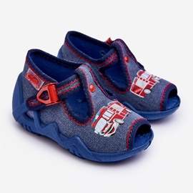 BEFADO S.A. Sandalias Infantiles, Pantuflas Befado, Camión de Bomberos 217P118, Azul 3