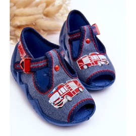 BEFADO S.A. Sandalias Infantiles, Pantuflas Befado, Camión de Bomberos 217P118, Azul 6