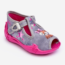 BEFADO S.A. Sandalias Befado Ardilla 213P137 Gris y Rosa rosado 1