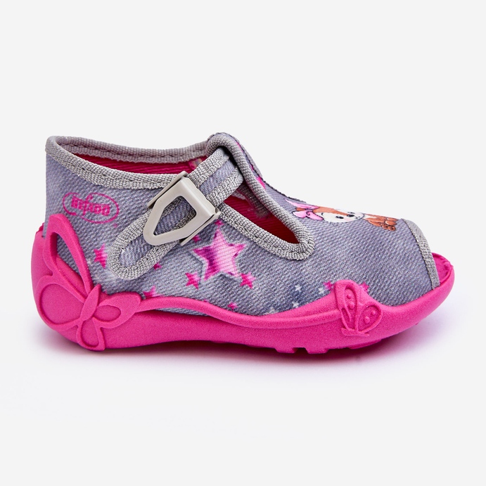 BEFADO S.A. Sandalias Befado Ardilla 213P137 Gris y Rosa rosado 2