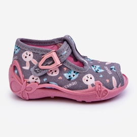 BEFADO S.A. Befado 213P139 Sandalias Pantuflas Conejo, Gris y Rosa rosado 2