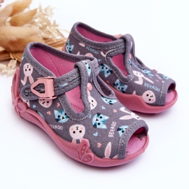 BEFADO S.A. Befado 213P139 Sandalias Pantuflas Conejo, Gris y Rosa rosado 4