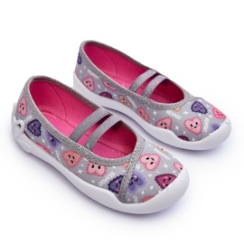 BEFADO S.A. Bailarina Befado Corazón 116X319 Gris y Rosa 9