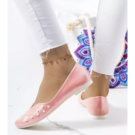 Bailarinas rosas con corte Silke rosado 2