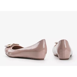 Bailarinas Lillie lacadas en nude beige 4