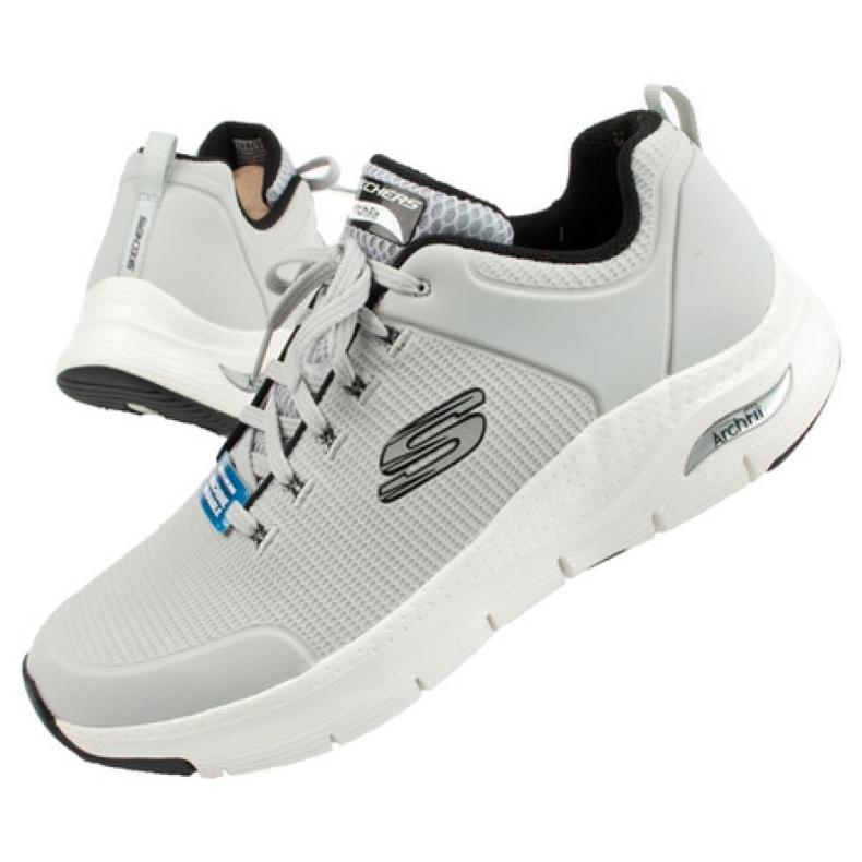 Zapatos deportivos para hombres Skechers Arch Fit 232200-Lgbk Gray gris 1