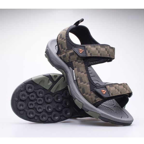 Sandalias Bergson Benue Senderismo Hombre BRG00127 verde 1