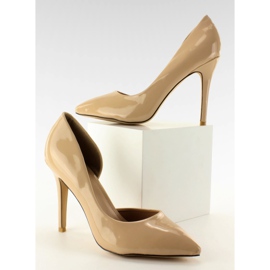 Bombas asimétricas U383 Beige nude 1