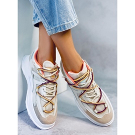 Deportivas Farey Beige blanco 4