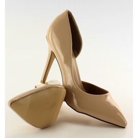 Bombas asimétricas U383 Beige nude 2