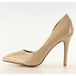 Bombas asimétricas U383 Beige nude 3