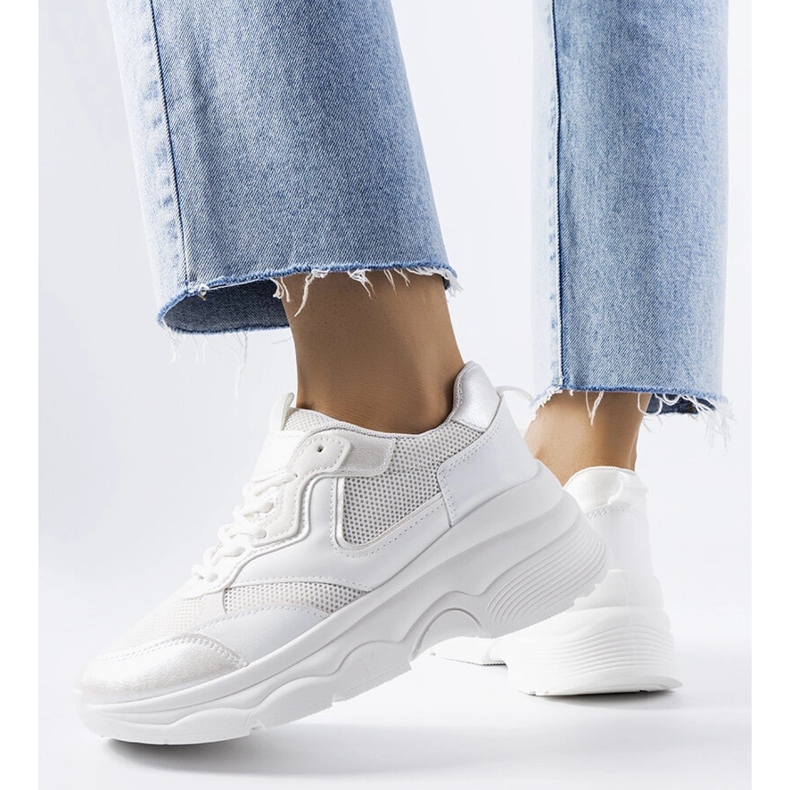 Zapatillas blancas de mujer de Séguin blanco 1