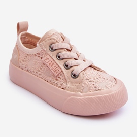 Deportivas caladas Big Star JJ374130 Nude rosado 1
