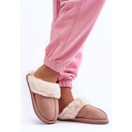 FB3 Pantuflas Pinky Beige con Pelo para Mujer 2