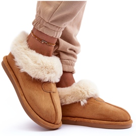 FB3 Pantuflas de Mujer Con Pelo, Marrón Lanoze 6